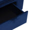 vidaXL - Hondenbank - met - lade - 75x50x38 - cm - pluche - blauw