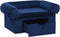 vidaXL - Hondenbank - met - lade - 75x50x38 - cm - pluche - blauw