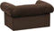 vidaXL - Hondenbank - met - lade - 75x50x38 - cm - pluche - bruin