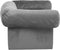 vidaXL - Hondenbank - met - lade - 75x50x38 - cm - pluche - grijs