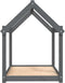 vidaXL - Hondenbed - 101x70x90 - cm - massief - grenenhout - grijs