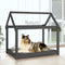 vidaXL - Hondenbed - 101x70x90 - cm - massief - grenenhout - grijs