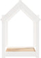 vidaXL - Hondenbed - 61x50x70 - cm - massief - grenenhout - wit