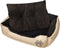 vidaXL - Hondenbed - bruin - en - beige - XXL