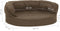 vidaXL - Hondenbed - ergonomisch - linnen-look - 60x42 - cm - bruin