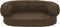 vidaXL - Hondenbed - ergonomisch - linnen-look - 60x42 - cm - bruin