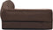vidaXL - Hondenbed - ergonomisch - linnen-look - 60x42 - cm - fleece - bruin