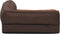 vidaXL - Hondenbed - ergonomisch - linnen-look - 60x42 - cm - fleece - bruin