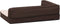 vidaXL - Hondenbed - ergonomisch - linnen-look - 60x42 - cm - fleece - bruin