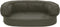 vidaXL - Hondenbed - ergonomisch - linnen-look - 60x42 - cm - donkergrijs
