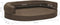 vidaXL - Hondenbed - ergonomisch - linnen-look - 75x53 - cm - bruin