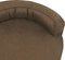 vidaXL - Hondenbed - ergonomisch - linnen-look - 75x53 - cm - bruin