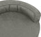 vidaXL - Hondenbed - ergonomisch - linnen-look - 75x53 - cm - grijs