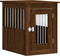 vidaXL - Hondenbench - 45x62x59 - cm - bewerkt - hout - bruin - eikenkleur