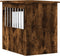 vidaXL - Hondenbench - 45x62x59 - cm - bewerkt - hout - gerookt - eikenkleurig