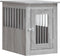 vidaXL - Hondenbench - 45x62x59 - cm - bewerkt - hout - grijs - sonoma