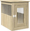 vidaXL - Hondenbench - 45x62x59 - cm - bewerkt - hout - sonoma - eikenkleurig