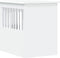 vidaXL - Hondenbench - 45x62x59 - cm - bewerkt - hout - wit