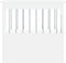 vidaXL - Hondenbench - 45x62x59 - cm - bewerkt - hout - wit