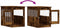 vidaXL - Hondenbench - 55 - x - 80 - x - 68 - cm - bewerkt - hout - gerookt - eikenkleurig