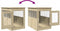 vidaXL - Hondenbench - 55 - x - 80 - x - 68 - cm - bewerkt - hout - sonoma - eikenkleurig