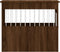 vidaXL - Hondenbench - 55 - x - 80 - x - 68 - cm - bewerkt - hout - bruin - eikenkleur