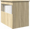 vidaXL - Hondenbench - 55 - x - 80 - x - 68 - cm - bewerkt - hout - sonoma - eikenkleurig