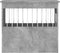 vidaXL - Hondenbench - 55x75x65 - cm - bewerkt - hout - betongrijs