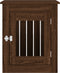 vidaXL - Hondenbench - 55x75x65 - cm - bewerkt - hout - bruin - eikenkleur