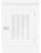 vidaXL - Hondenbench - 55x80x68 - cm - bewerkt - hout - wit