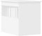 vidaXL - Hondenbench - 55x80x68 - cm - bewerkt - hout - wit