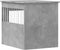 vidaXL - Hondenbench - 64,5x80x71 - cm - bewerkt - hout - betongrijs