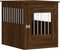 vidaXL - Hondenbench - 64,5x80x71 - cm - bewerkt - hout - bruin - eikenkleur