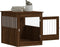 vidaXL - Hondenbench - 64,5x80x71 - cm - bewerkt - hout - bruin - eikenkleur