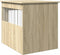 vidaXL - Hondenbench - 64,5x80x71 - cm - bewerkt - hout - sonoma - eikenkleurig