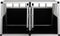 vidaXL - Hondenbench - met - dubbele - deur - 89x69x50 - cm