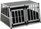 vidaXL - Hondenbench - met - dubbele - deur - 89x69x50 - cm