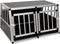 vidaXL - Hondenbench - met - dubbele - deur - 89x69x50 - cm