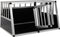 vidaXL - Hondenbench - met - dubbele - deur - 89x69x50 - cm