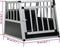 vidaXL - Hondenbench - met - enkele - deur - 54x69x50 - cm