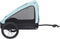 vidaXL - Hondenfietstrailer - blauw - en - zwart