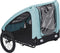 vidaXL - Hondenfietstrailer - blauw - en - zwart