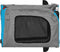 vidaXL - Hondenfietstrailer - oxford - stof - en - ijzer - blauw - en - grijs
