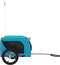 vidaXL - Hondenfietstrailer - oxford - stof - en - ijzer - blauw - en - zwart
