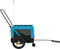 vidaXL - Hondenfietstrailer - oxford - stof - en - ijzer - blauw - en - zwart