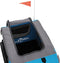 vidaXL - Hondenfietstrailer - oxford - stof - en - ijzer - blauw - en - grijs