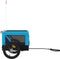 vidaXL - Hondenfietstrailer - oxford - stof - en - ijzer - blauw - en - zwart