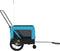 vidaXL - Hondenfietstrailer - oxford - stof - en - ijzer - blauw - en - zwart