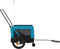 vidaXL - Hondenfietstrailer - oxford - stof - en - ijzer - blauw - en - zwart