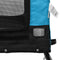 vidaXL - Hondenfietstrailer - oxford - stof - en - ijzer - blauw - en - zwart